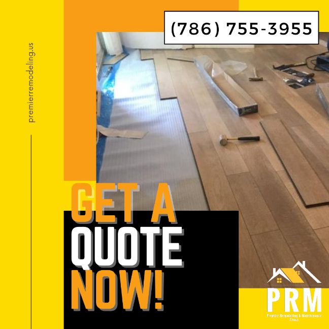 Flooring contractors in Miami: Wood floor installation projects